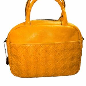 10th anniversary Patricia Nash Yellow Satchel
